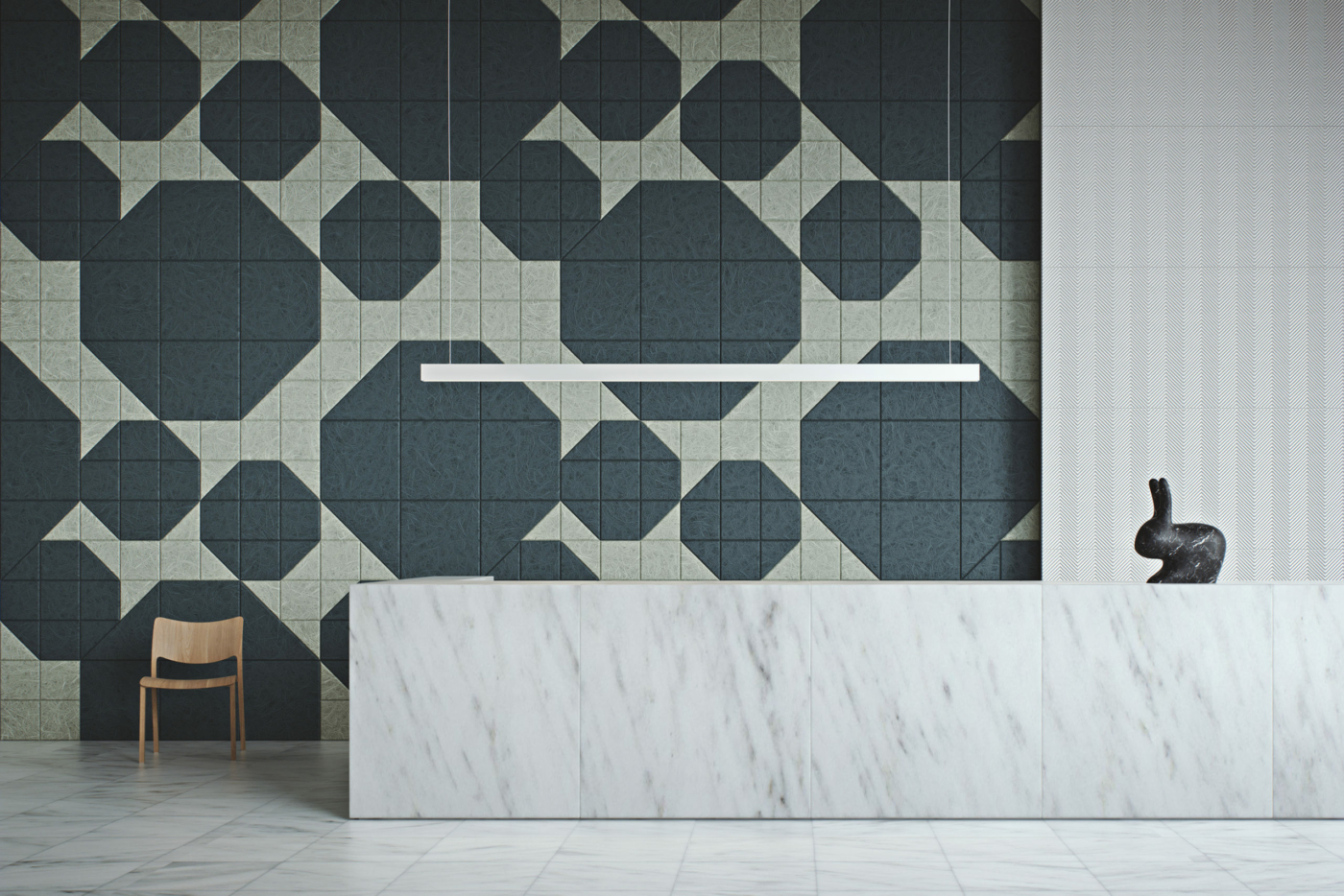 BAUX-acoustic-wood-wool-tiles-acoustic-wood-wool-3d-pixels-reception-rooms-3-scaled