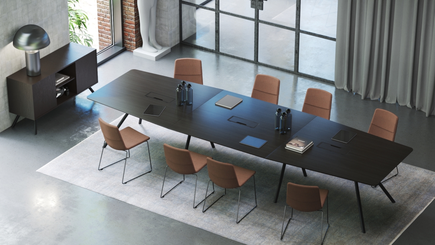 conference & meetings tables ARQUS visitor chairs TWIST&SIT interiors (4)