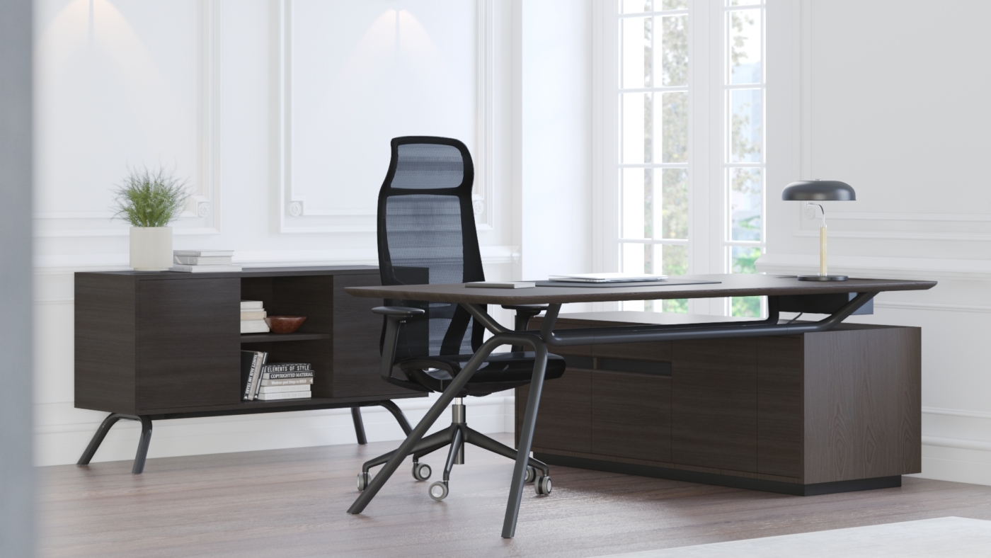 executive desks ARQUS interiors acoustic furniture PARTHOS (2)