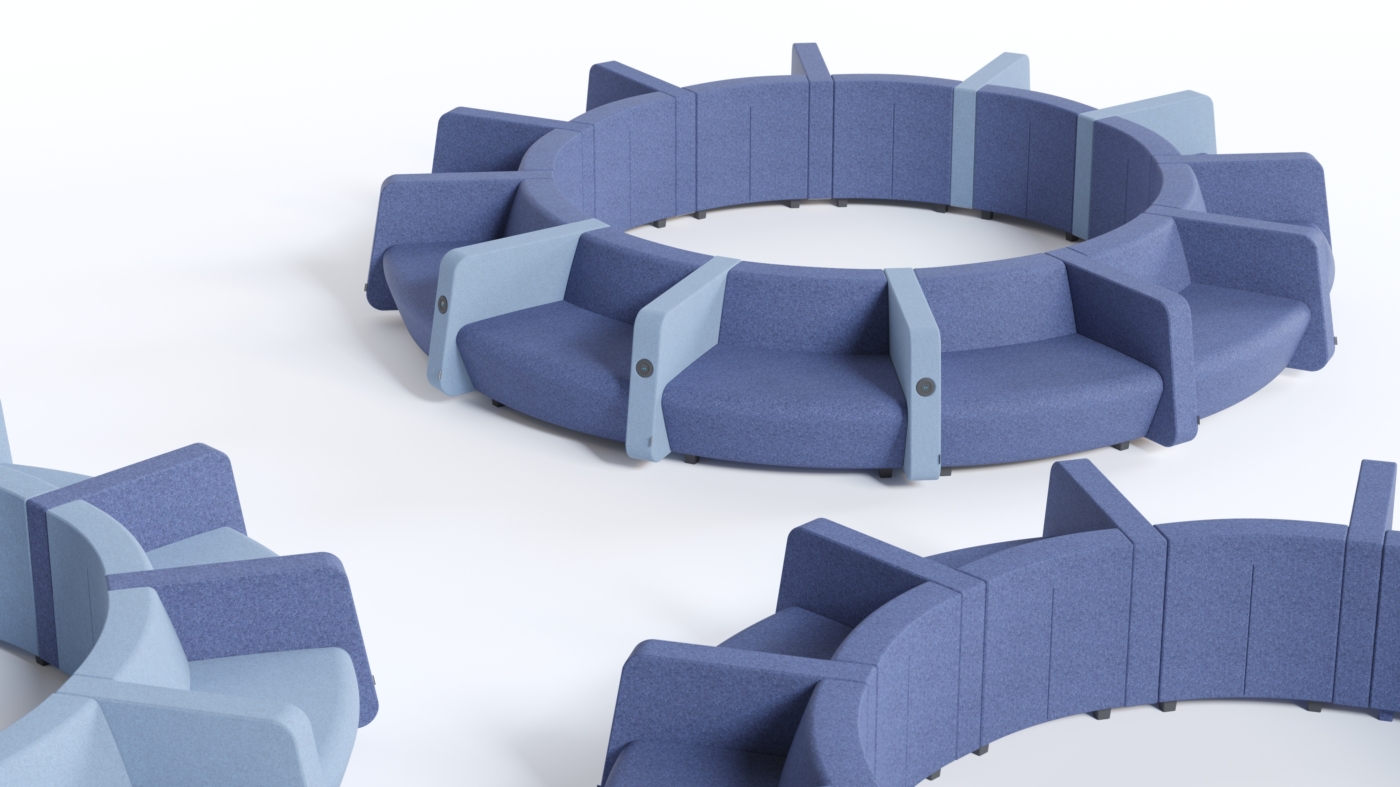 lounge furniture SOFT ROCK features a quiet space for concentration and invidual relaxation HQ